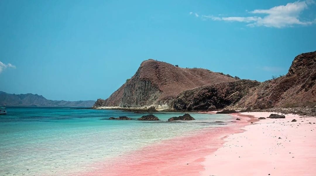 pink beach labuan bajo